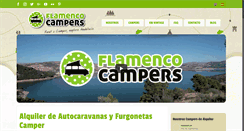 Desktop Screenshot of flamencocampers.com